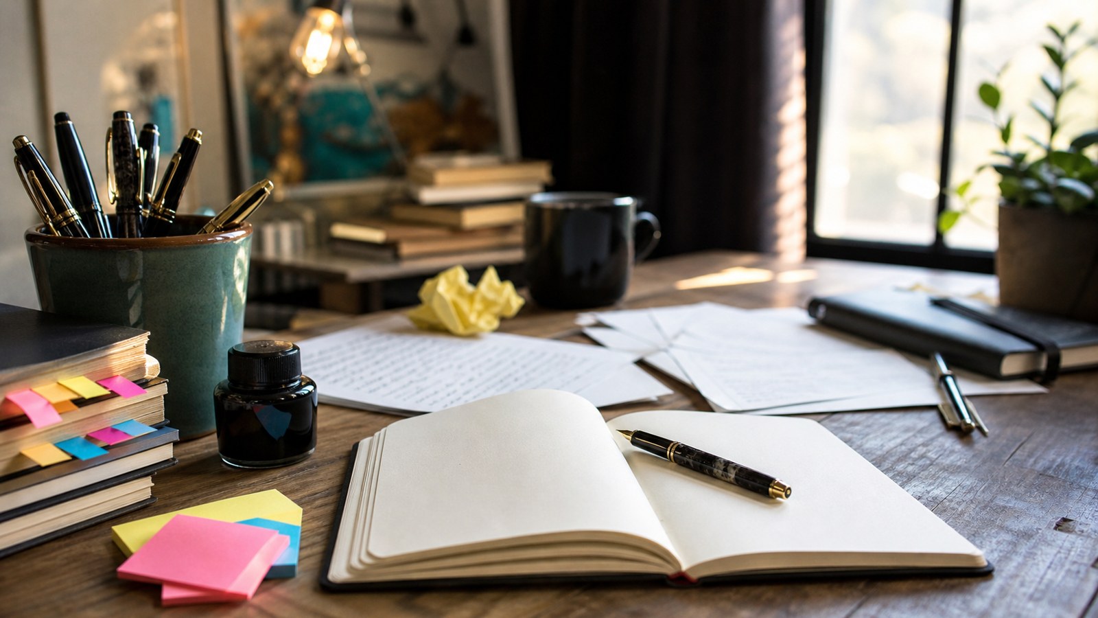 Editorial writing workspace for how to end a speech powerfully