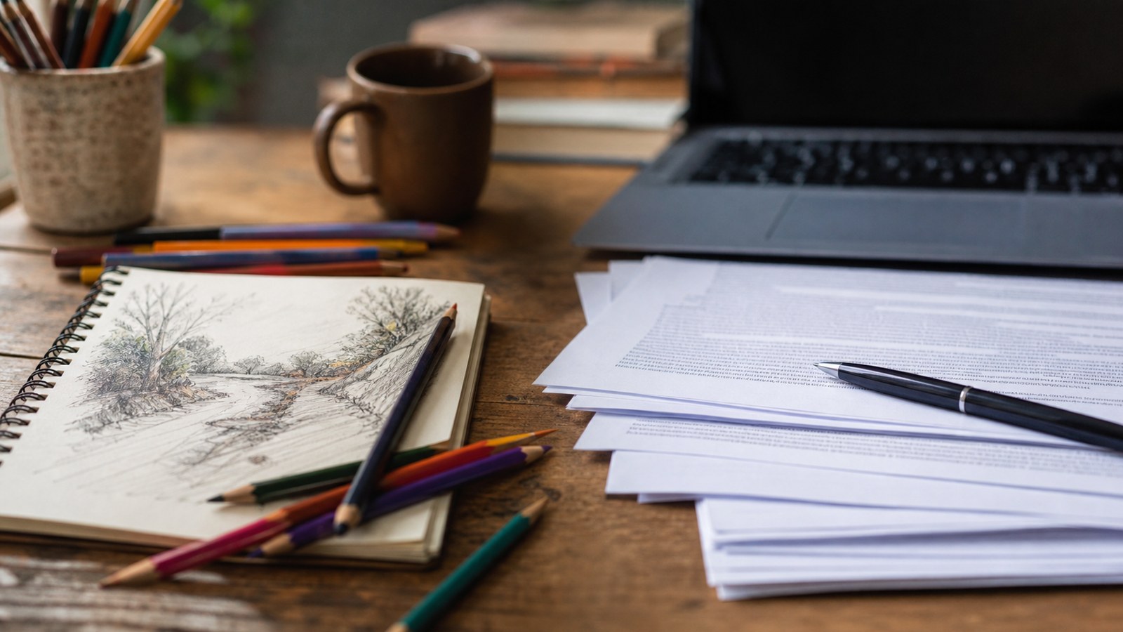 Editorial writing workspace for how to start a speech with confidence