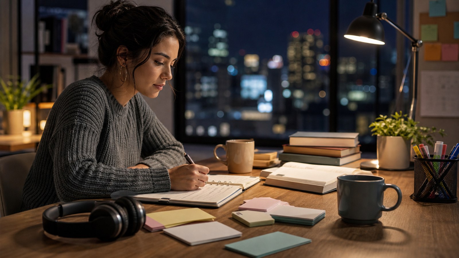 Editorial writing workspace for how to write vivid descriptions without overwriting